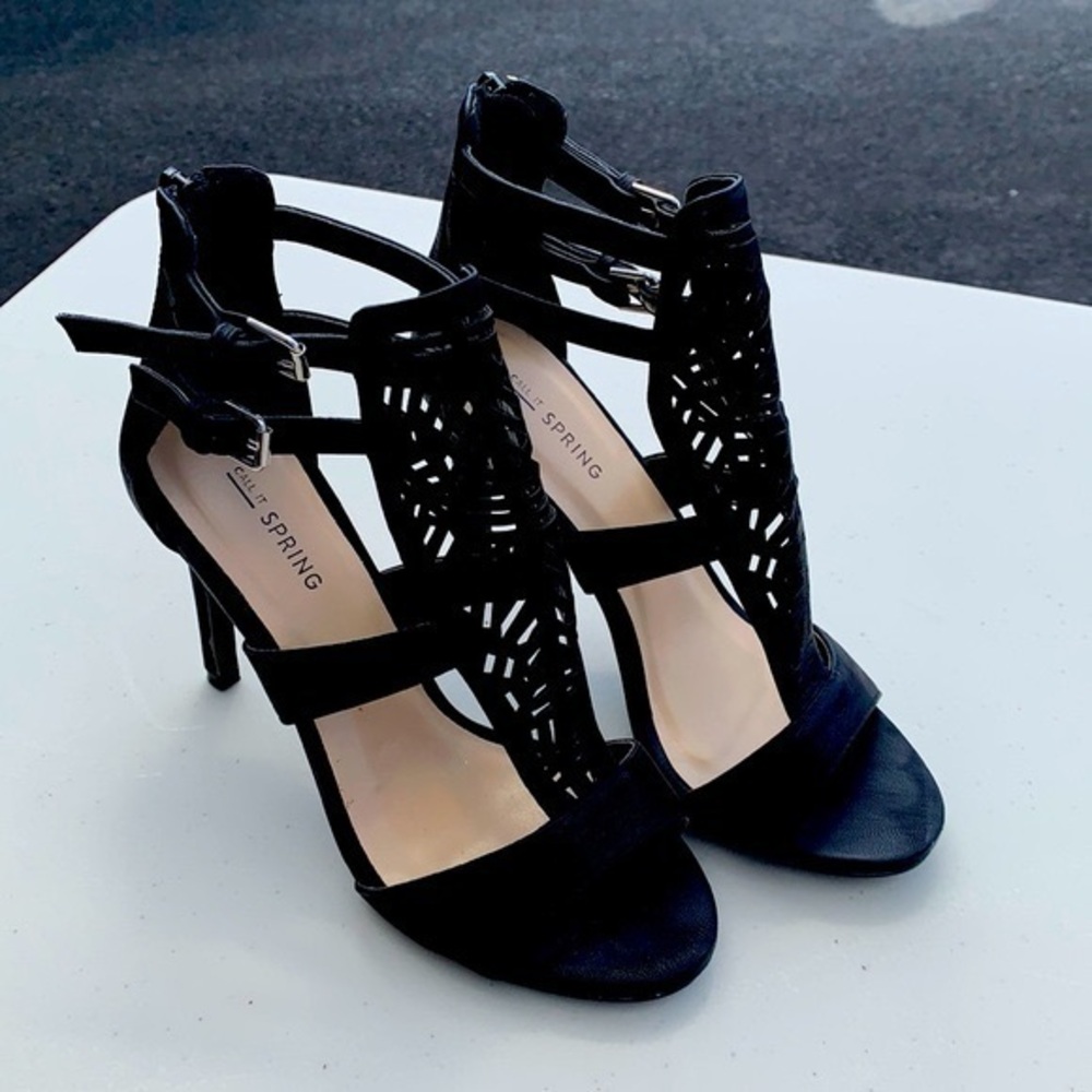 Call It Spring Black Women's Heels